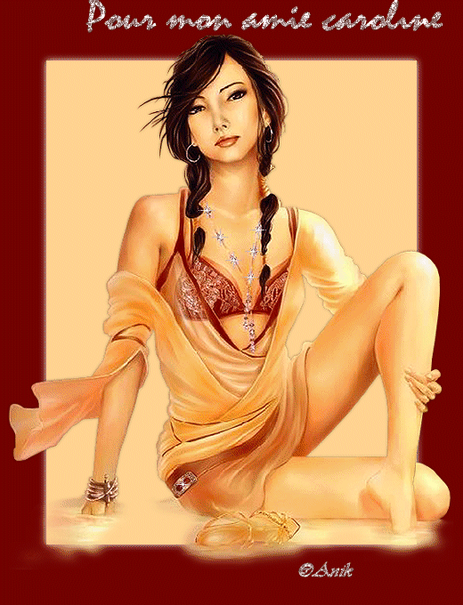 magnifique cadeau de mon amie ANIKCREATIONS QUI ME TOUCHE