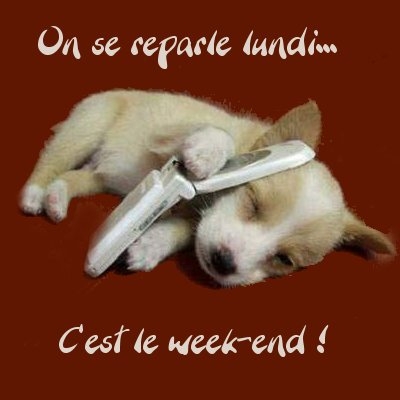 BON WEEK A TOUS ET TOUTES GROS BISOUS