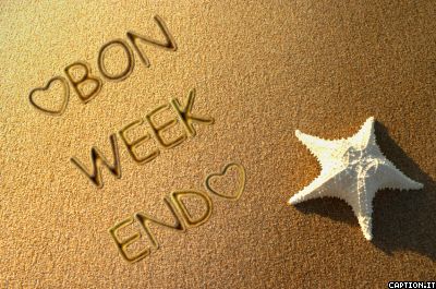 TRES BON WEEK END A TOUS ET TOUTES