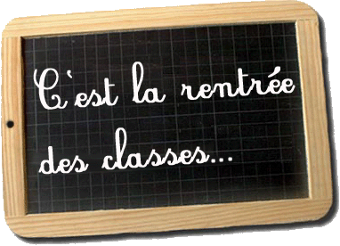 BONNE RENTREE A TOUS ET TOUTES ET C REPARTIE POUR 1 AN!!!!!!!!!!!