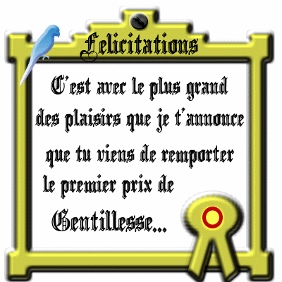MERCI A TOI ETERNITY329 POUR CE GENTIL DIPLOME